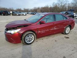 Salvage cars for sale from Copart Ellwood City, PA: 2017 Toyota Camry LE