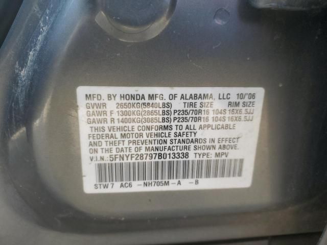 2007 Honda Pilot EXL