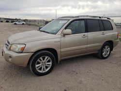 Salvage cars for sale from Copart Houston, TX: 2006 Toyota Highlander Hybrid
