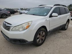 Salvage cars for sale from Copart Houston, TX: 2011 Subaru Outback 2.5I Premium