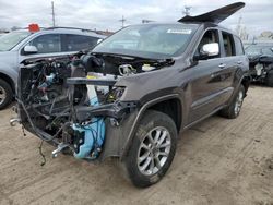 Salvage cars for sale at Chicago Heights, IL auction: 2018 Jeep Grand Cherokee Overland