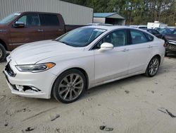 Salvage cars for sale from Copart Seaford, DE: 2017 Ford Fusion Titanium