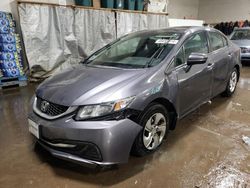 Honda salvage cars for sale: 2015 Honda Civic LX