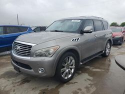 Salvage cars for sale at Grand Prairie, TX auction: 2014 Infiniti QX80