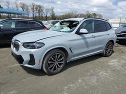 Salvage cars for sale from Copart Spartanburg, SC: 2022 BMW X3 XDRIVE30I