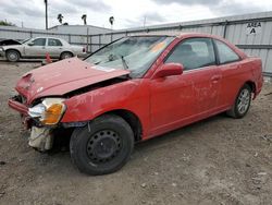 Salvage cars for sale at Mercedes, TX auction: 2002 Honda Civic EX