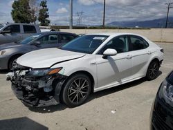 Salvage cars for sale from Copart Rancho Cucamonga, CA: 2021 Toyota Camry SE