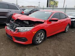 Salvage cars for sale at Chicago Heights, IL auction: 2017 Honda Civic LX