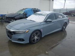 Honda salvage cars for sale: 2021 Honda Accord Touring Hybrid