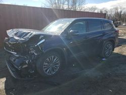 Toyota Highlander salvage cars for sale: 2020 Toyota Highlander Platinum