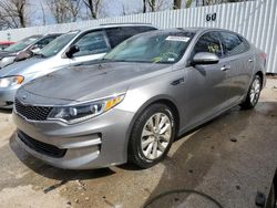 KIA Optima EX salvage cars for sale: 2016 KIA Optima EX