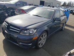 Salvage cars for sale at Woodburn, OR auction: 2013 Mercedes-Benz C 250