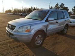 Honda Pilot EXL salvage cars for sale: 2005 Honda Pilot EXL