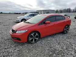 Salvage cars for sale at Wayland, MI auction: 2015 Honda Civic SI