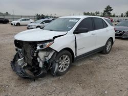 Salvage cars for sale from Copart Houston, TX: 2018 Chevrolet Equinox LS