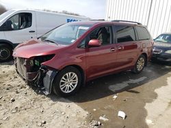 Salvage cars for sale from Copart Windsor, NJ: 2017 Toyota Sienna XLE