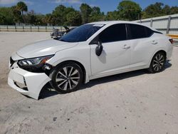 Vehiculos salvage en venta de Copart Fort Pierce, FL: 2021 Nissan Sentra SV