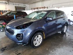 Salvage cars for sale at Candia, NH auction: 2019 KIA Sportage LX