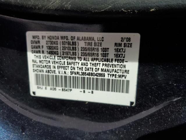 2008 Honda Odyssey EXL