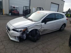 Salvage cars for sale from Copart Woodburn, OR: 2017 Subaru Impreza