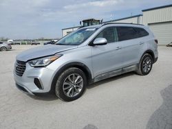 Hyundai salvage cars for sale: 2017 Hyundai Santa FE SE