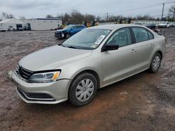 Salvage cars for sale from Copart Hillsborough, NJ: 2015 Volkswagen Jetta Base