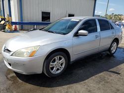 Salvage cars for sale from Copart Orlando, FL: 2005 Honda Accord LX
