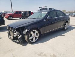 Salvage cars for sale from Copart Grand Prairie, TX: 2011 Mercedes-Benz C 300 4matic