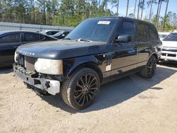 Salvage cars for sale at Harleyville, SC auction: 2009 Land Rover Range Rover Supercharged