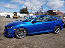 Salvage cars for sale at New Britain, CT auction: 2021 Honda Civic EX