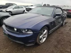 Ford salvage cars for sale: 2010 Ford Mustang GT