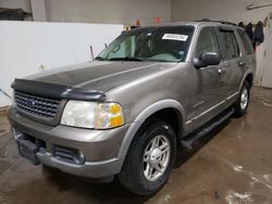 Ford Explorer salvage cars for sale: 2002 Ford Explorer XLT