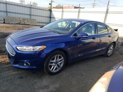 Salvage cars for sale at Chicago Heights, IL auction: 2014 Ford Fusion SE