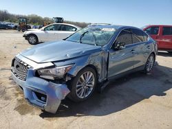 Salvage cars for sale from Copart Memphis, TN: 2020 Infiniti Q50 Pure