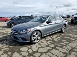 Salvage cars for sale at Martinez, CA auction: 2019 Mercedes-Benz C300