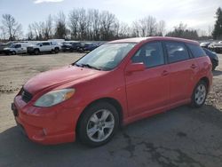 Salvage cars for sale from Copart Portland, OR: 2005 Toyota Corolla Matrix XR