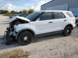 Ford Explorer salvage cars for sale: 2015 Ford Explorer Police Interceptor