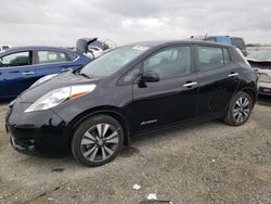Salvage cars for sale at Antelope, CA auction: 2016 Nissan Leaf SV