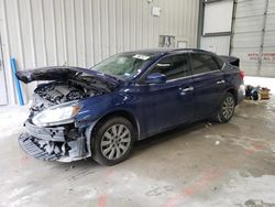 Salvage cars for sale from Copart New Braunfels, TX: 2019 Nissan Sentra S