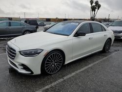 Salvage cars for sale at Van Nuys, CA auction: 2021 Mercedes-Benz S 580 4matic