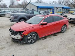 Honda salvage cars for sale: 2017 Honda Civic EX