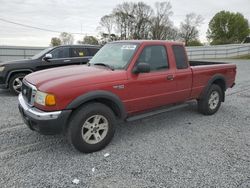 Ford Ranger salvage cars for sale: 2004 Ford Ranger Super Cab