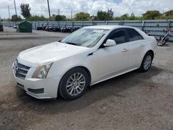 Salvage cars for sale from Copart Miami, FL: 2011 Cadillac CTS