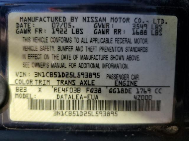 2005 Nissan Sentra 1.8