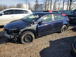 Salvage cars for sale at Central Square, NY auction: 2020 Toyota Corolla LE