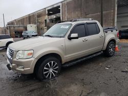 Salvage cars for sale from Copart Fredericksburg, VA: 2007 Ford Explorer Sport Trac Limited