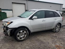 Salvage cars for sale at Leroy, NY auction: 2009 Acura MDX Technology