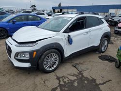 Salvage cars for sale at Woodhaven, MI auction: 2021 Hyundai Kona SEL