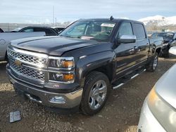 Salvage cars for sale from Copart Magna, UT: 2015 Chevrolet Silverado K1500 LTZ