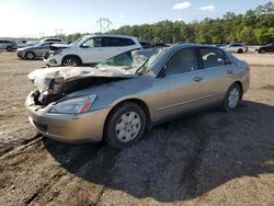 Salvage cars for sale from Copart Greenwell Springs, LA: 2003 Honda Accord LX